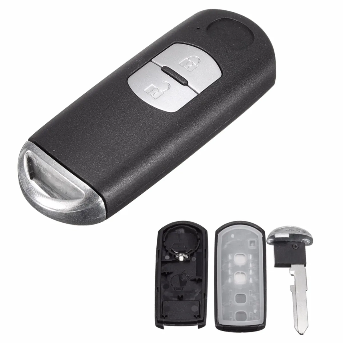 

New Replacement Remote Key Shell Case Fob 2 Button for Mazda 3 5 6 CX-7 CX-9 MX-5 Car Key Shell