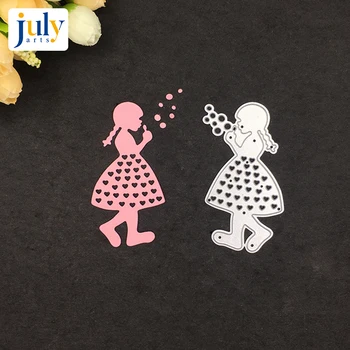 

Julyarts Metal Cutting Dies Cute Girl Scrapbooking Die Cuts For Card Making Carbon Steel Material Craft Decorative Photo Album