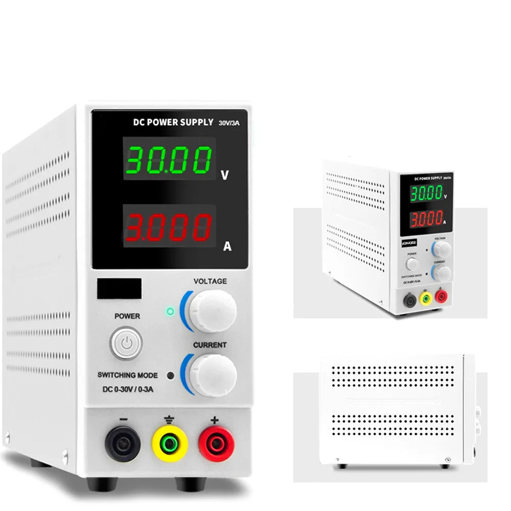 

EU Plug 0-30V 0-3A 160W Adjustable DC Switching Power Supply 4 Digits LED Regulated Power Supply
