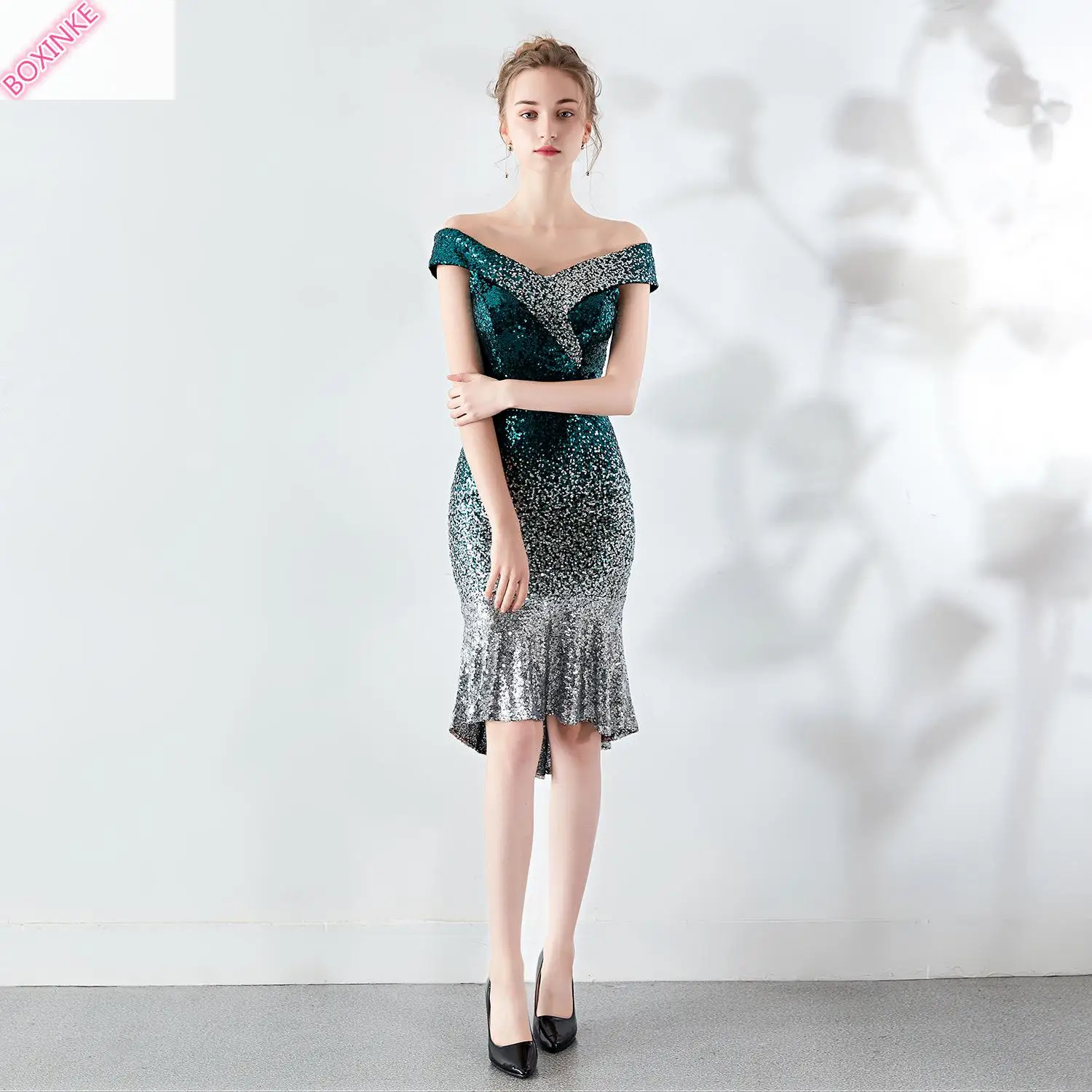 Zanzea Lanon Schede Mode 2019 Polyester Oekraïne Jurk Vrouwen Nieuwe Parel Sexy Night Show Jurken Avond Banket Gastheer Fishtail Zanzea Lanon Schede Mode 2019 Polyester Oekraïne Jurk Vrouwen Nieuwe Parel Sexy Night Show Jurken Avond Banket Gastheer Fishtail