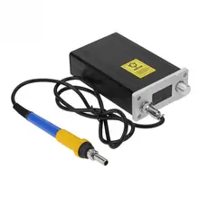 T12 цифровая паяльная станция Портативный Регулируемый SMD паяльная станция Профессиональный инструмент