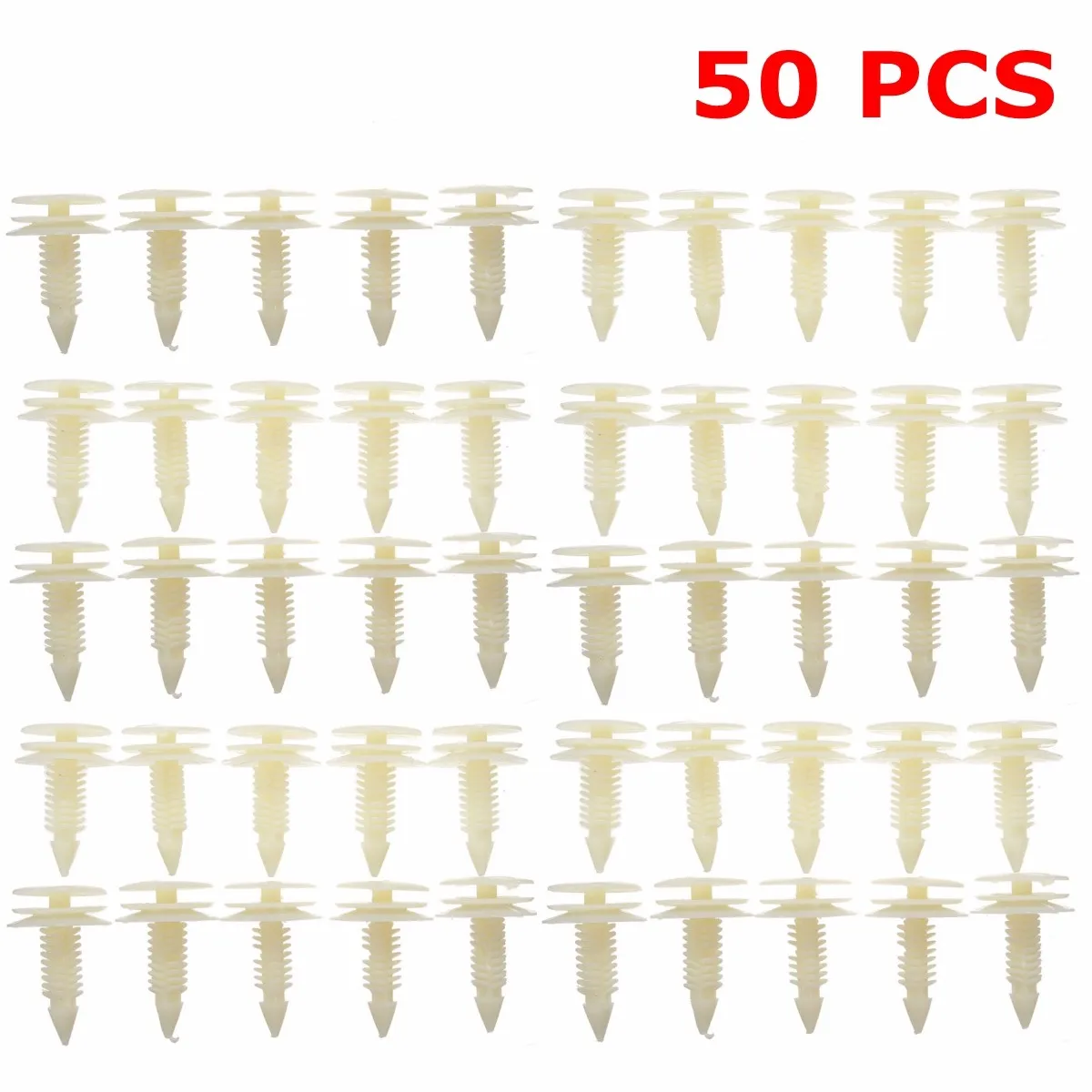 

50pcs Car Door Trim Panel Fastener Clip Retainer For GM Chevy for Chevrolet for Buick New Auto Fastener Clips Plastic Rivets
