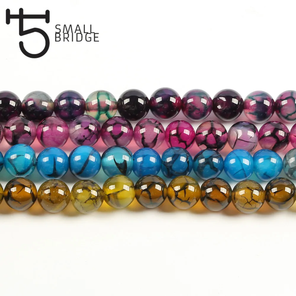 

6 8 10 Mm Smooth Round Agates Beads Making Jewelry Diy Bracelet Craft Loose Pattern Smooth Natural Stones Beads Wholesale S601