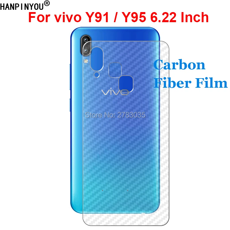 

For vivo Y91 / Y95 6.22" 3D Anti-fingerprint Carbon Fiber Back Film Matte Screen Protector (Not Tempered Glass)