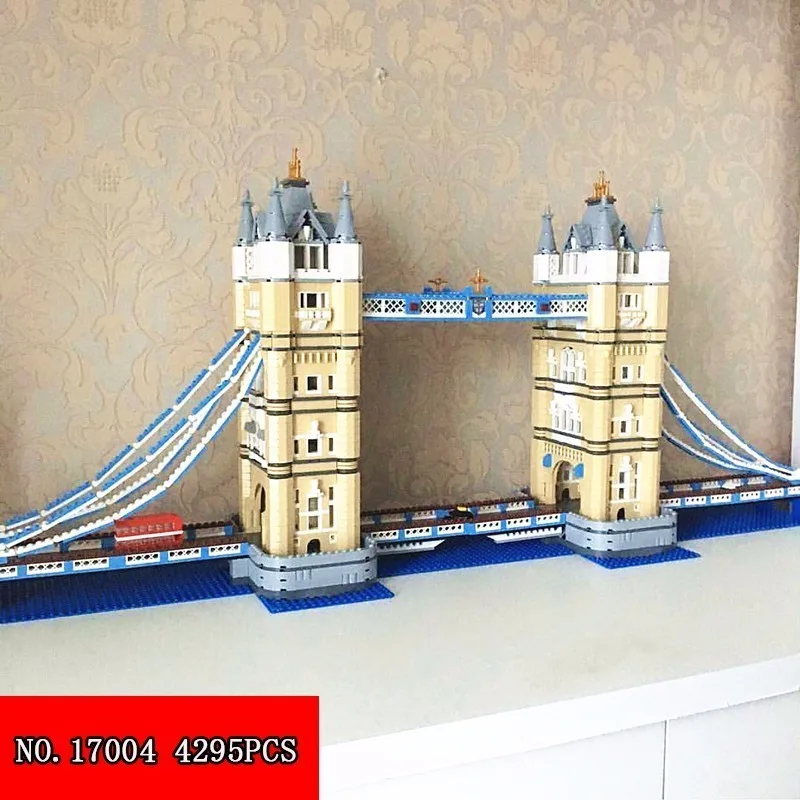 

New Lepin Toys 17004 Originality Architecture Streetscape Of Will Bridge Alpinia Plastic Assembling Building Blocks 4295pcs