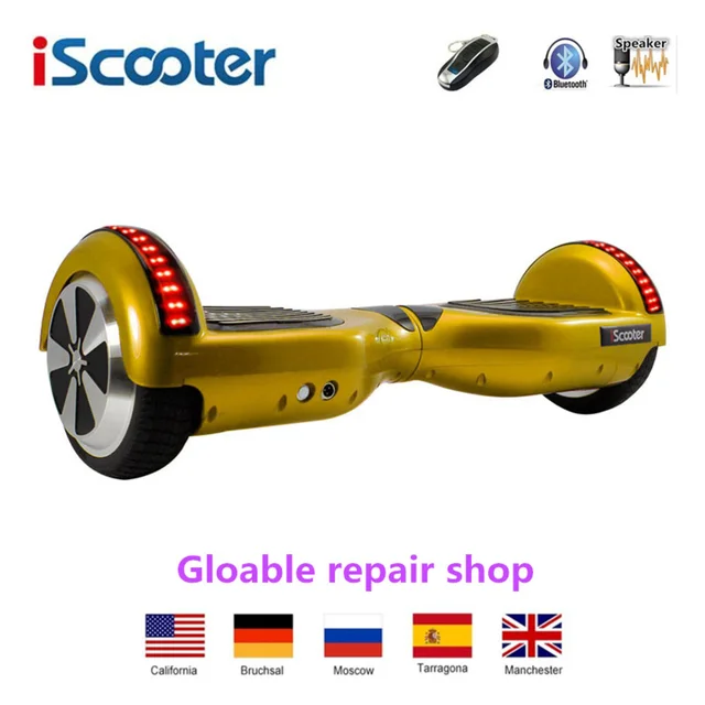 Ul2272 Iscooter 6,5 дюймов умный руль Hoverboard Self Balance скутер открытый спортивный электрический скейтборд с Bluetooth