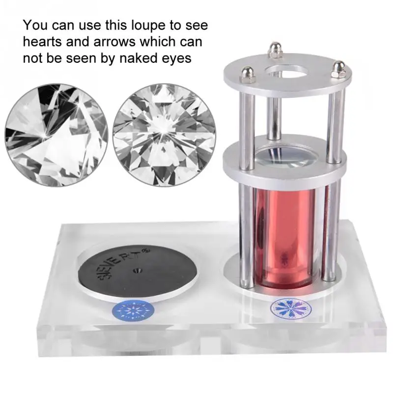 

Hearts & Arrows Gems Diamond Cutting Grading Loupe Magnifier gemstone cutting loupe Jewelry Diamond Viewer Jewelry testing Tools