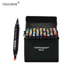 TouchFIVE 30/40/60/80/168 Цвет маркер для рисования набор двойной головой художественный эскиз жирной на спиртовой основе маркеры для анимации товары для рукоделия