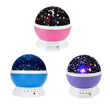

Romantic Starry Sky Night Light Lamp LED Projector USB Night Light Glow in the Dark Light Kids Luminous Toys Christmas Gifts