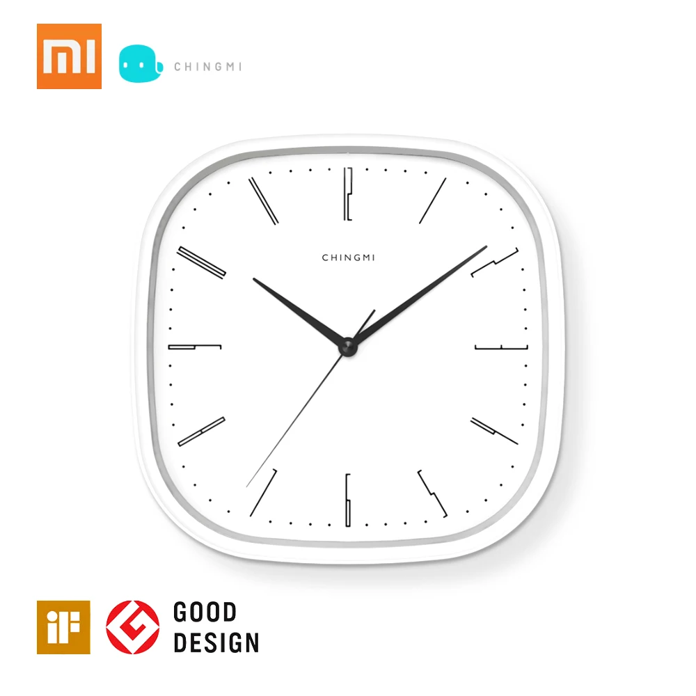 

New Xiaomi Mijia Chingmi QM-GZ001 Wall Clock Ultra-quiet Ultra-precise Famous Designer Design Simple Style For Free Life