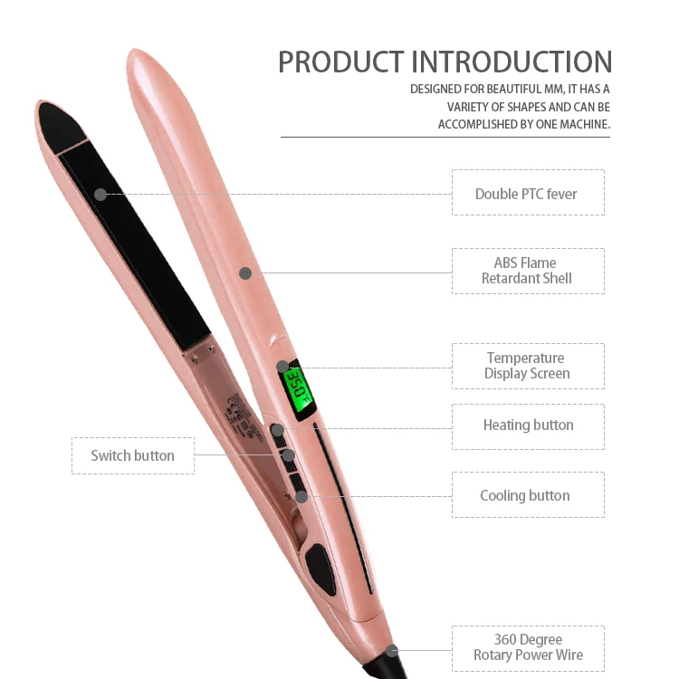 Straightening Irons 1 inch shine therapy Hair Straightener Professional Ceramic Flat Iron Curling Iron LCD Hair Flat Iron Straightening Irons 1 inch shine therapy Hair Straightener Professional Ceramic Flat Iron Curling Iron LCD Hair Flat Iron