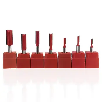 

7pcs/set 1/4 Inch Handle Carving Woodworking Milling Cutter Router Bit Kit 1/8 " 3/16" 5/32 " 1/4" 5/16 " 5/16 3/8" 1/2 "