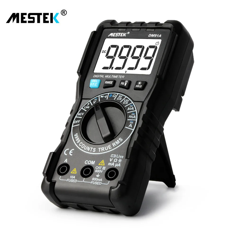 

MESTEK DM91A Mini Multimeter Digital Multimeter 9999 Counts Auto Range Tester Multimetre Multi meter Multitester New