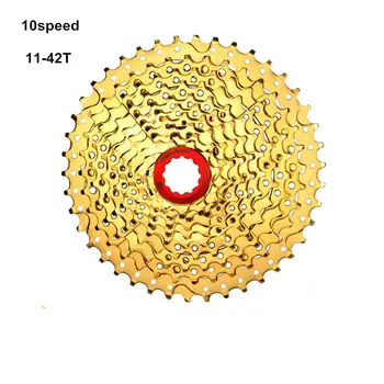 

Speed Golden Cassette Bike Freewheel 11-42T Bicycle Gear Flywheel Replacement Parts for Shimano for Sram
