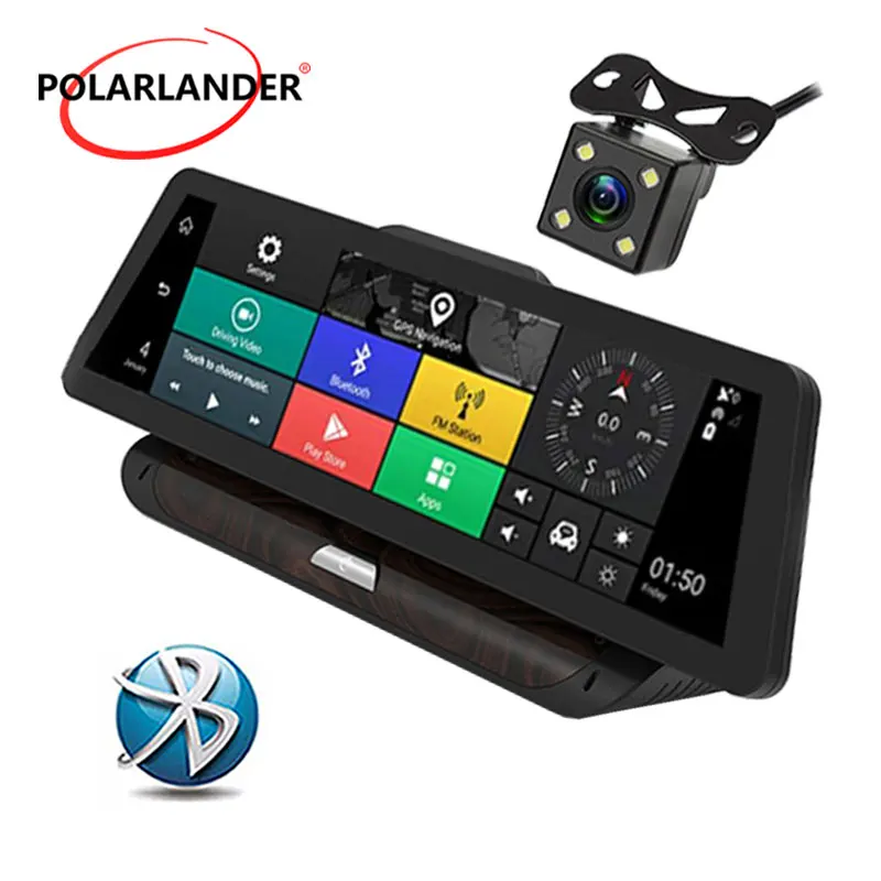 Android 5 1 Bluetooth Wi Fi 10 дюймов gps навигации 4 г HD вождение автомобиля регистраторы ADAS