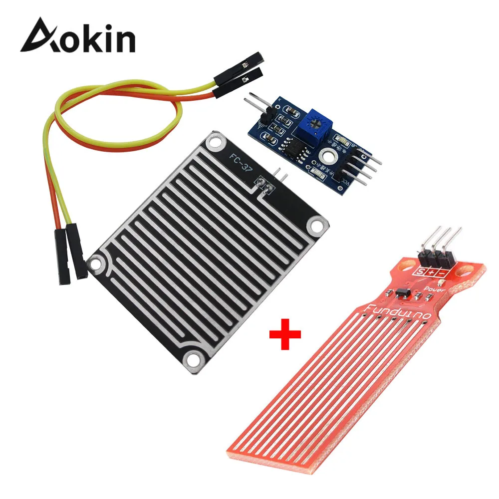 

Water Level/Snow/Raindrops/Water Sensor Module DC 3.3-5V Depth Of Detection Liquid Surface Height For Arduino diy kit