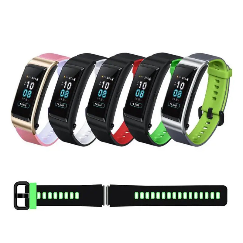

New Replacement Bracelet Silicone Wristband Strap Multicolor Two-Color Watchband Strap for Huawei B5 Smart Watch Accessories