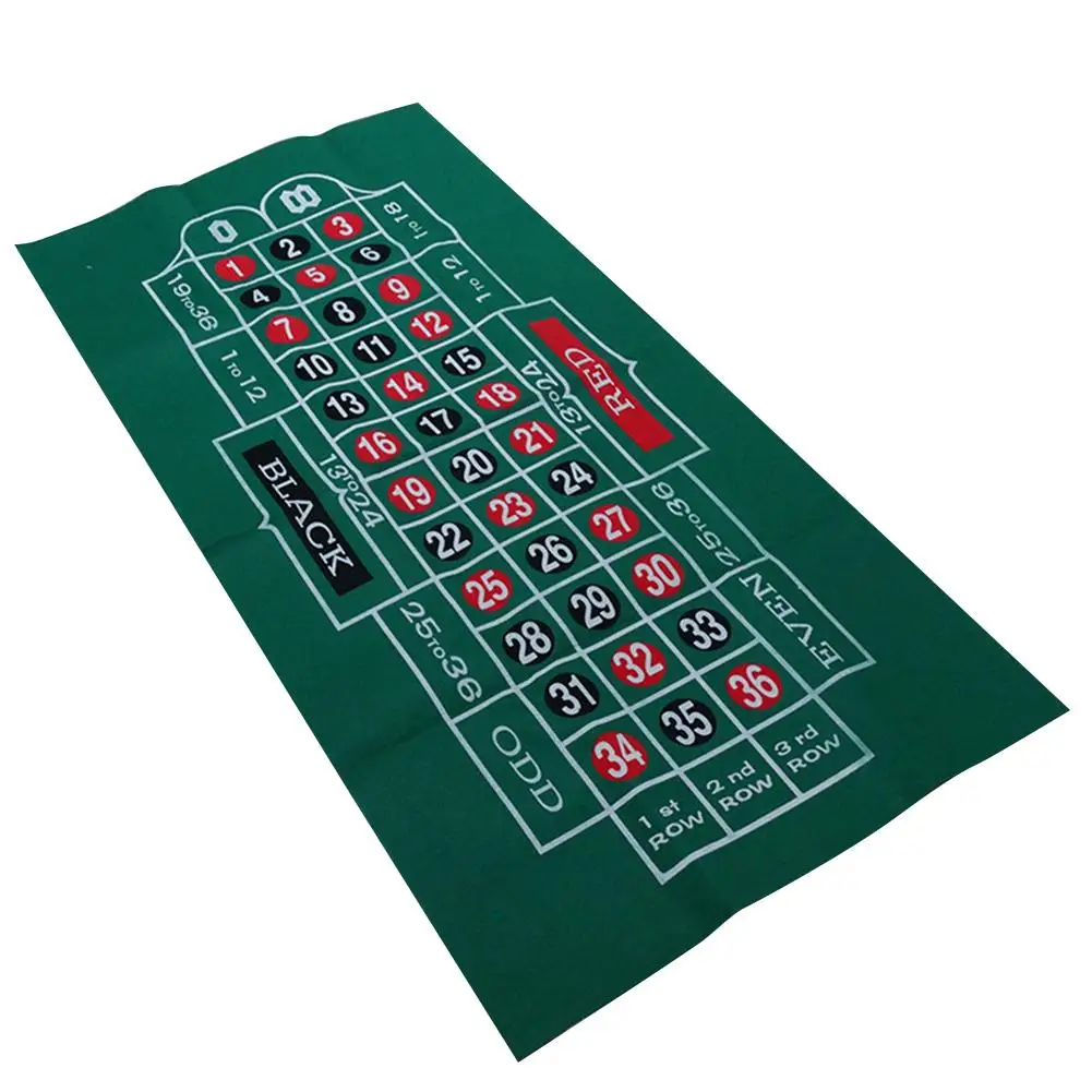 

Double-sided Pattern Game Table Felt Non-woven Cloth Waterproof Table Mat Blackjack Roulette Tablecloth