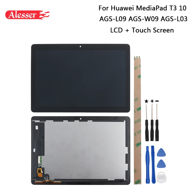 Alesser для Huawei MediaPad T3 10 AGS L09 W09 L03 ЖК дисплей и сенсорный экран + инструменты клей