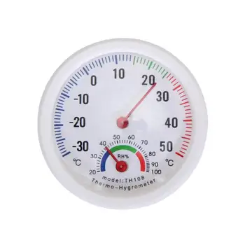 

Mini Pointer Scale Bell-shaped Thermometer Hygrometer Indoor/Outdoor Weather Condition Monitor for Home/Office/Hotel/House