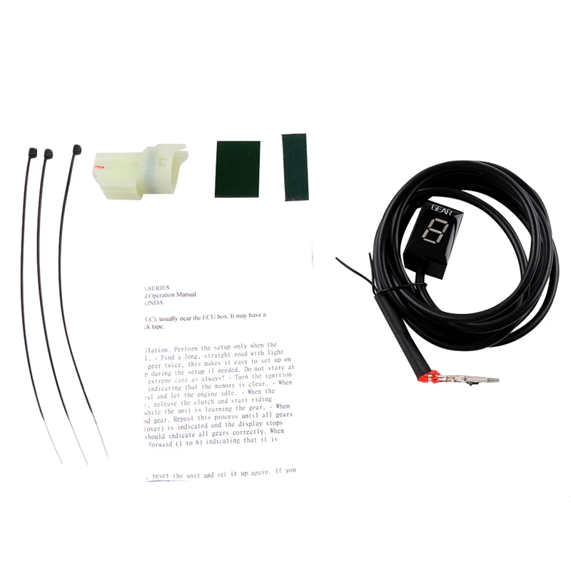 

For Honda Cb500X Vfr 800 Cb1000R Cb400Sf Cbr650F Cb650F Motorcycle 1-6 Level Ecu Plug Mount Speed Gear Display Indicator