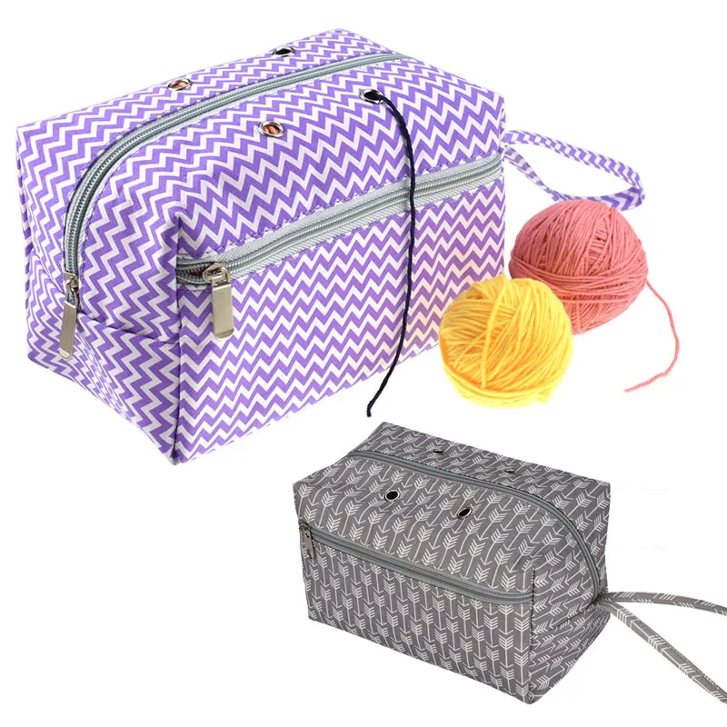 

Needlework Storage Yarn Storage Bag Organizer 2 Sizes DIY Apparel Portable Home Daily Travel With Divider