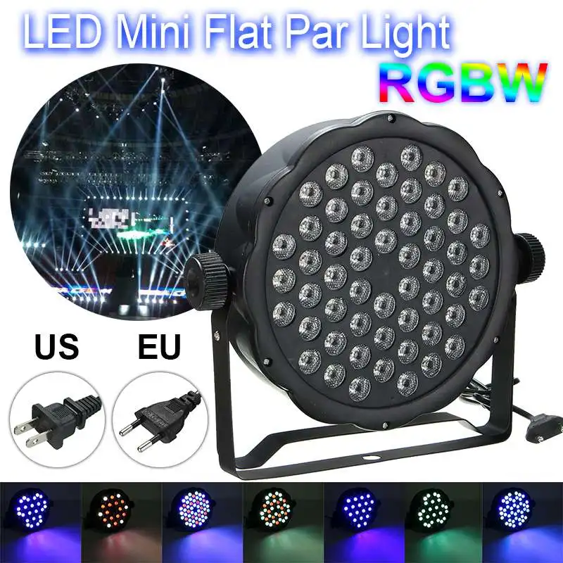 

Smuxi Professional LED Stage Lights RGB AC 100-240V 162W Stage Lighting Effect for DJ Disco Party Light EU Plug US Plug