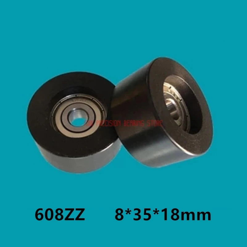 

2023 Real Rushed 8*35*18mm Type Plastic Nylon Package Pulley With Bearing 608 Pom Polyurethane For 3d Printer Flat Roller Wheel