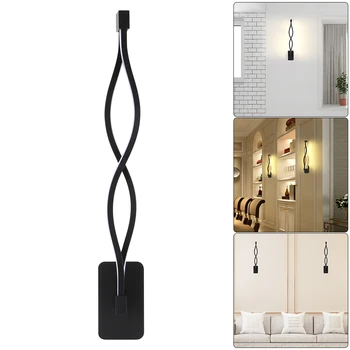 

LED Wall Lamp Aisle Aluminum Modern Lamp Bedside Bed Lamp Wall Lights For Home Warm/Cold White Light AC 85-265V 12W