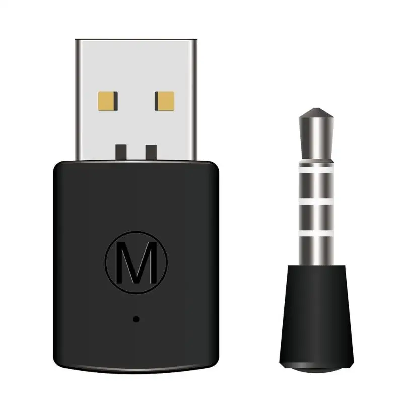 

ALLOYSEED Mini 3.5mm Jack Bluetooth 4.0 USB Dongle Wireless Adapter Receiver For Sony PS4 Controller Gamepad Bluetooth Headset