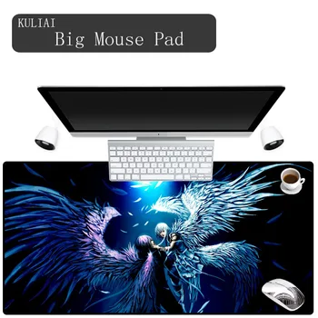 

XGZ 900 400 Cool Mouse Pad Girls Anime Office Decoration Desk Mat Edge Control Gaming Mouse Pad Comics Pink Computer Player