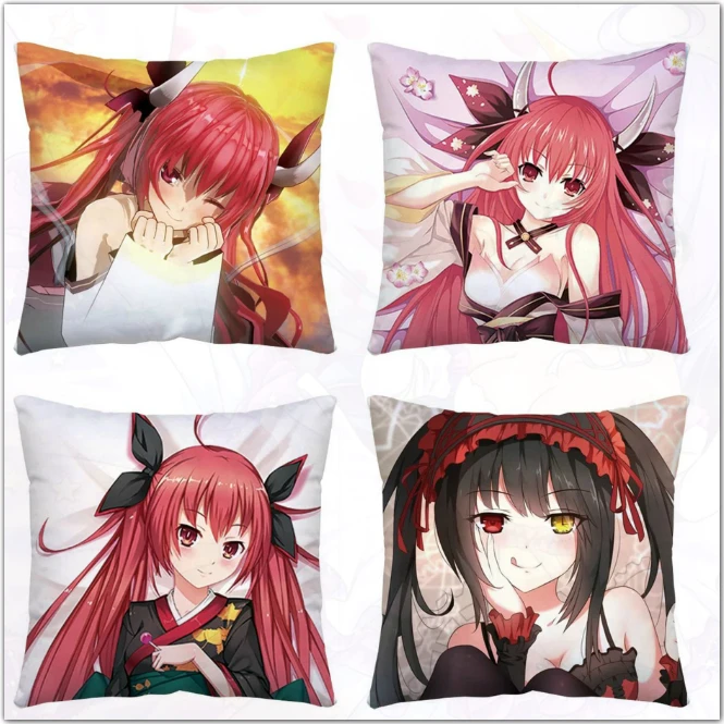 Giancomics Date A Live наволочка аниме kurumi Tokisaki для сиденья Болстер постельные