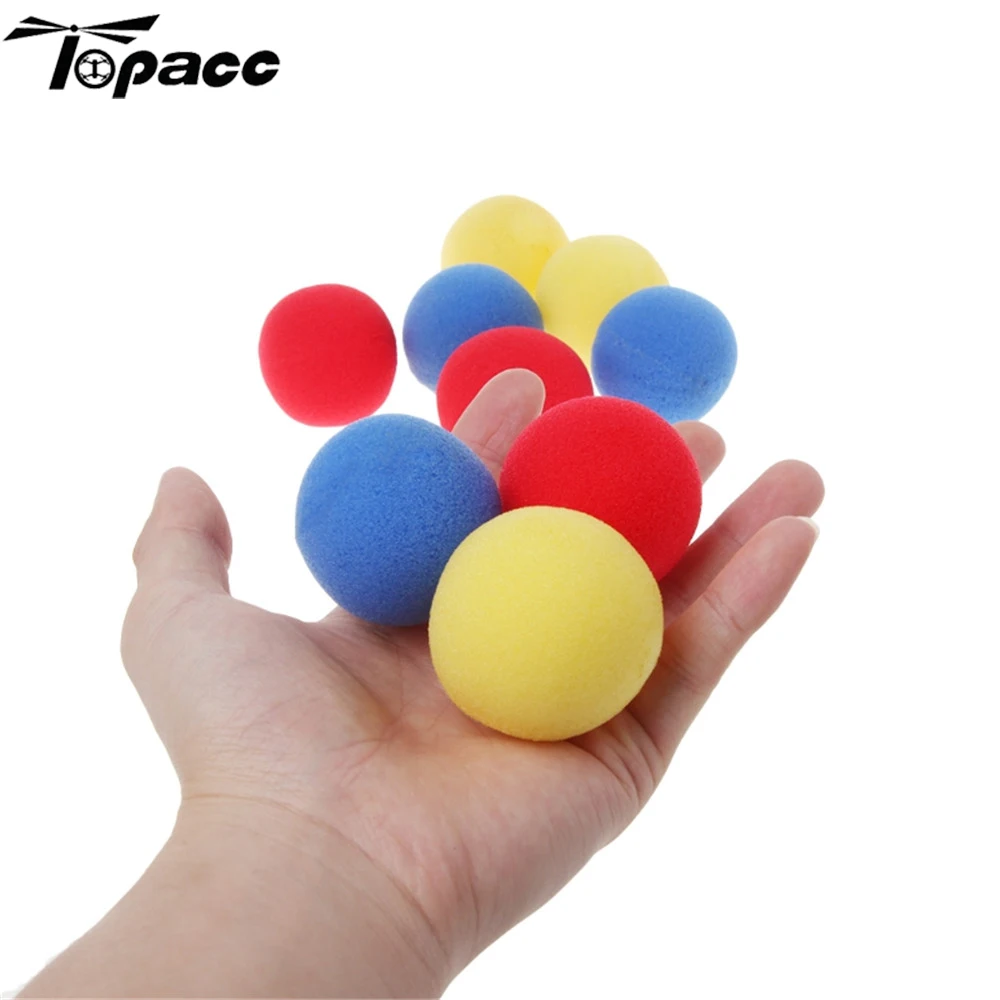 30pcs 4.5cm Finger Magic Tricks Props Sponge Balls Fun Toys Street