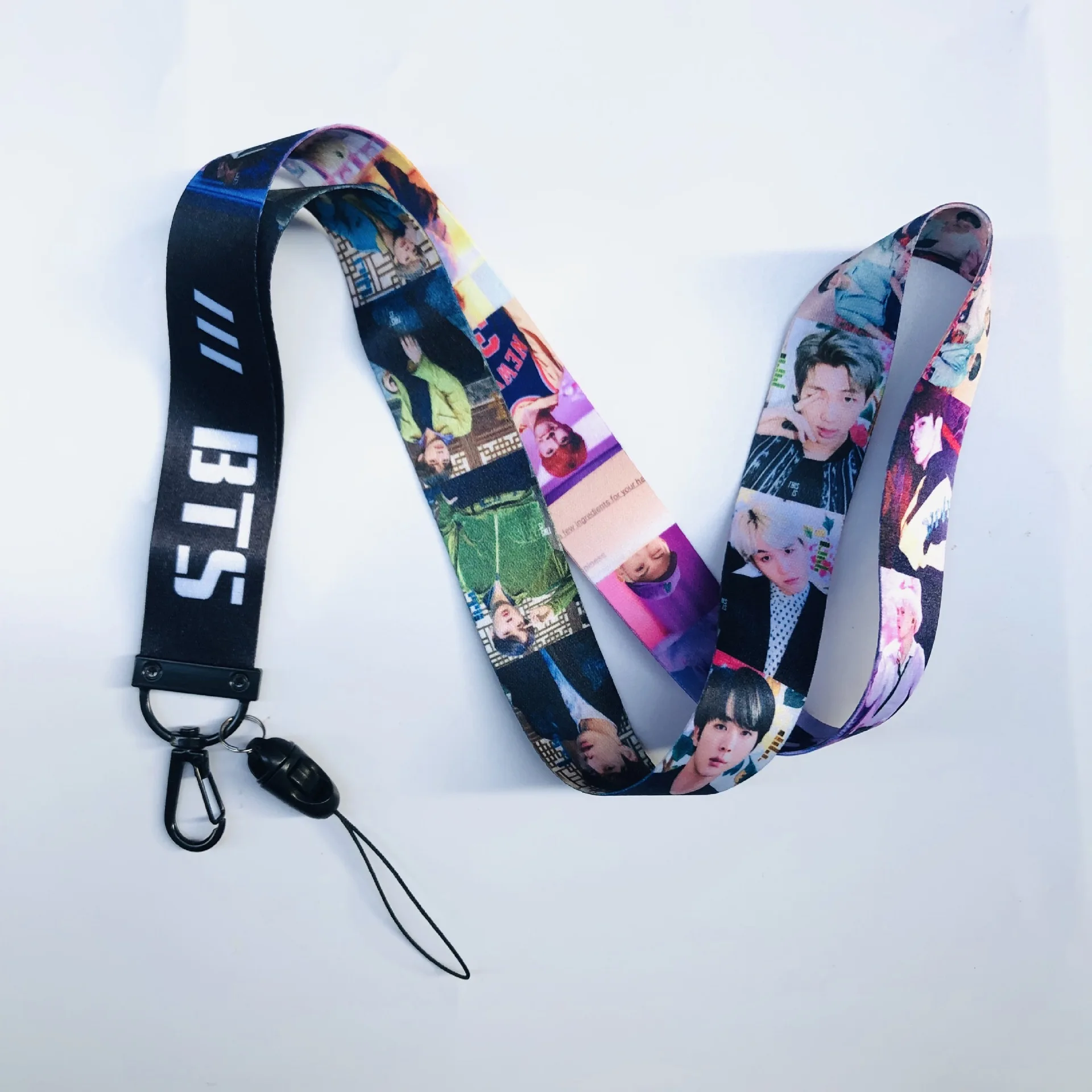 

Fashion Bangtan boys Hanging Neck Rope Lanyard for Key LOVE YOURSELF ANSWER Mobile Phone Straps Camera USB ID new arrivals
