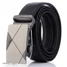 2018 кожаный ремешок мужской ремень Автоматическая пряжка Ремни для Для мужчин пояс широкий Для мужчин пояс ceinture cinto masculino #91