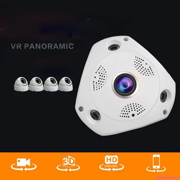 

Wifi Ip Camera Panoramic Wireless IP Camera Bulb Light 360 Degree Fish Eye Smart Home CCTV 3D VR Camera Home Security