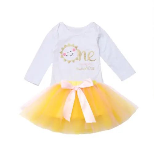 you are my sunshine first birthday outfit