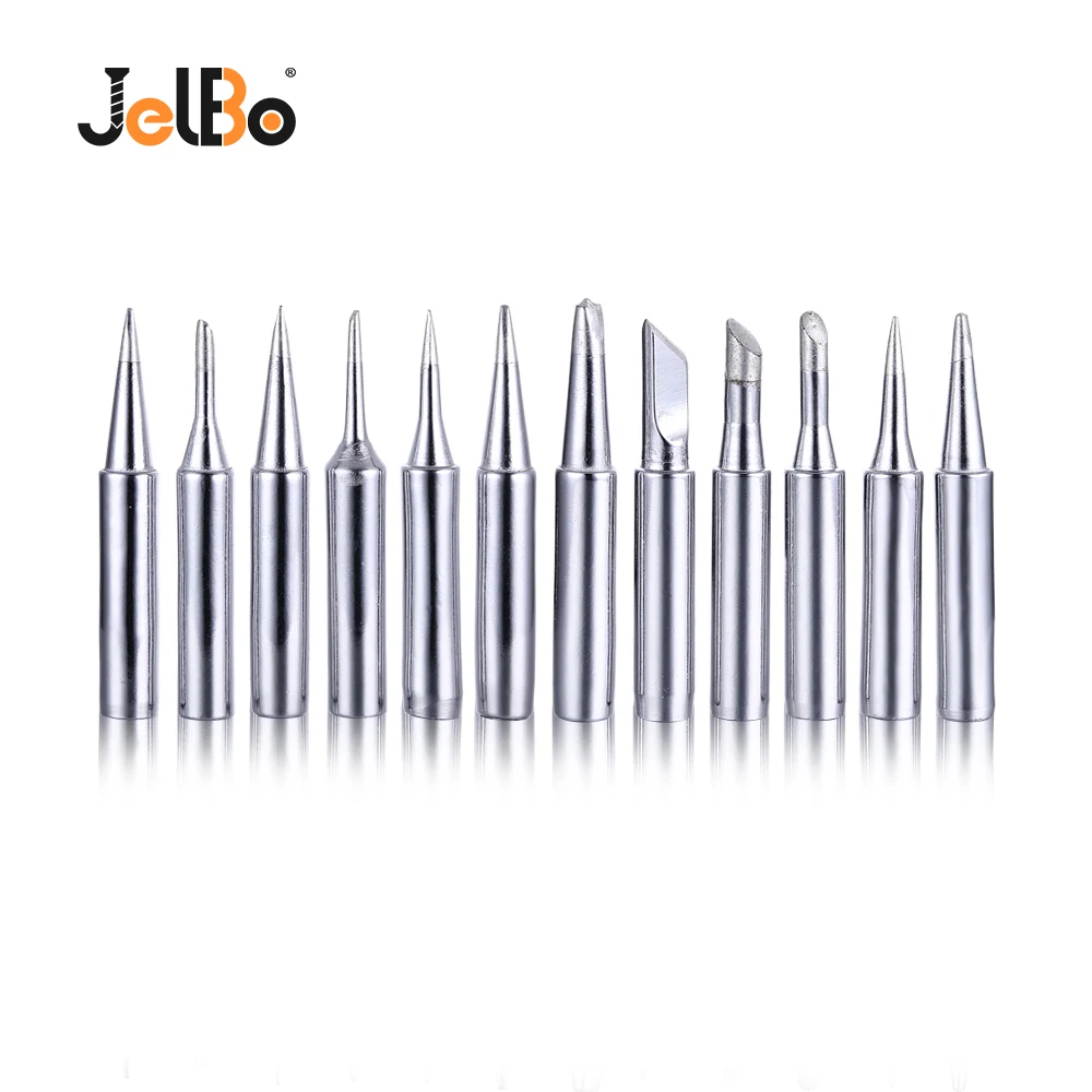 

JelBo 60W Electric Soldering Iron Tip Set Adaptable P36 Soldering Station Welding Conical Soldering Gun Metal Iron Tip Tool Kit