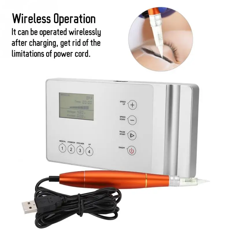 

New Multi-functional Semi Permanent Tattoo Pen Machine Lip Eyebrow Microblading Tattoo Body Makeup Tattoo Machine Tool