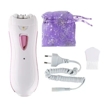 Женский Электрический перезаряжаемый триммер для удаления волос для лица, бритва для ног, подмышек, легко управляемая эпиляционная система, безопасная бритва