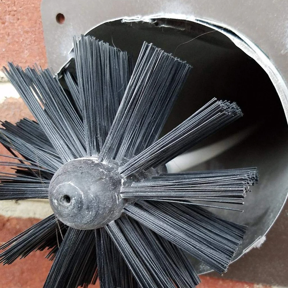 

Chimney Brush Boiler Brush Set Household Industrial Chimney Boiler Dryer Cleaning Dryer Duct Cleaning Kit