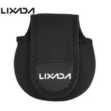 Lixada, портативная Рыболовная катушка, сумка для спиннинга, черный нейлоновый чехол для хранения, для Peche, для катушки, защитный чехол