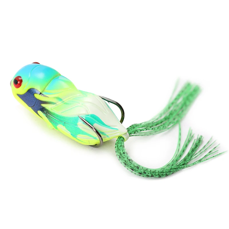 TSURINOYA для рыбалки блесна в виде лягушки LY21 Cicada Froggy 15,5 г 65 мм Поппер искусственные мягкие приманки Topwater пластик Snakehead приманка насекомое