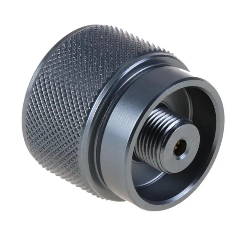 

1 lb. Propane Small Gas Tank Input EN417 Valve Output New Outdoor Camping Stove Convert Cylinder LPG Canister Adapter
