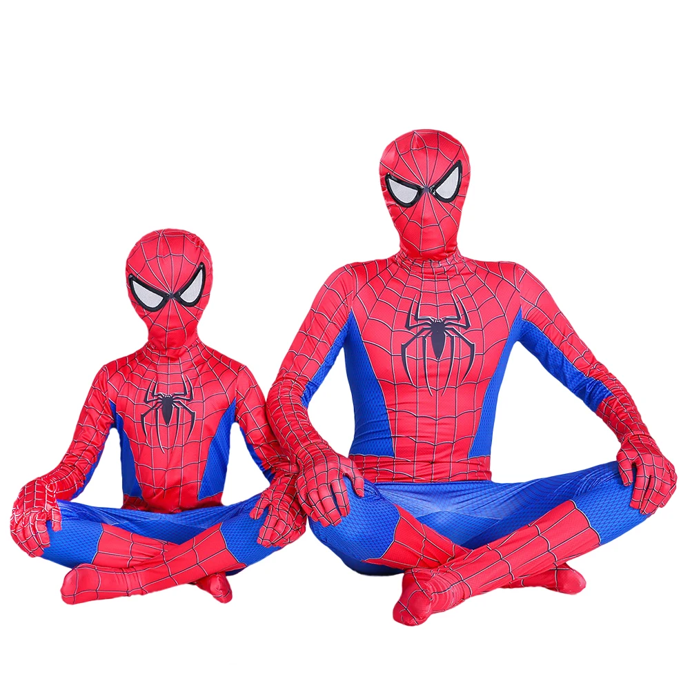 

Spiderman cosplay Costume bodysuit Suit Spider-man Costume Adults Kids Spider Man Cosplay 3D Printed Zentai bodysuit Jumpsuits