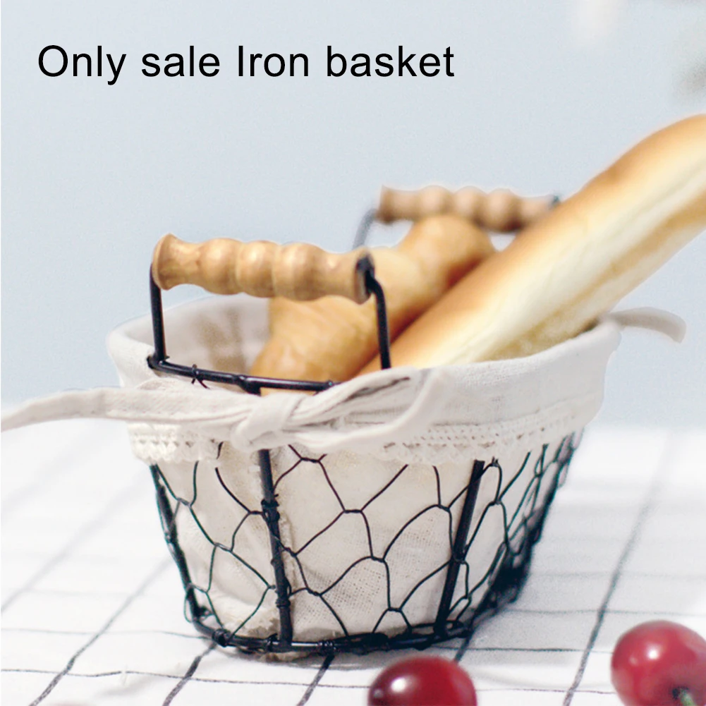 سلة التخزين المطبخ حامل سطح المكتب الحديد إطار الجوف المنظم الخضار البقالة المحمولة كيكثين أدوات التخزين