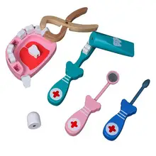 Мультфильм дети спецодежда медицинская доктор набор дантиста доктор, игрушки дома, школы и т. д. дети От 0 до 2 лет видение игры