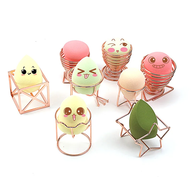 Make-up Egg Powder Puff Receive Beauty Egg Shelf Cucurbit Powder Puff Shelf Beauty Tool Make-up Egg Sponge Egg Bracket