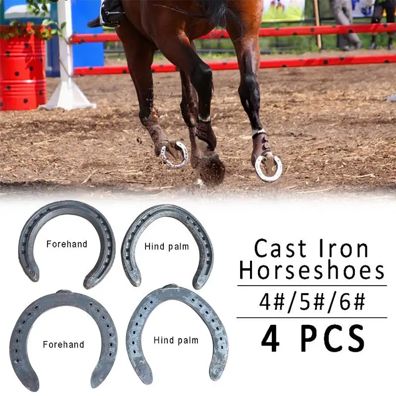 4pcs Horse Hooves Horse Racing Accessories Equestrian Equipment Horse