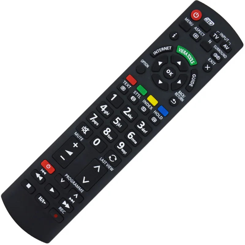 

Mayitr 1pc Universal Replacement Remote Control Professional TV Remote Controls for Panasonic Viera TV N2QAYB000350 N2QAYB000572